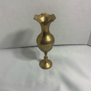 Brass Decorative Bud Vase - Gold Finish